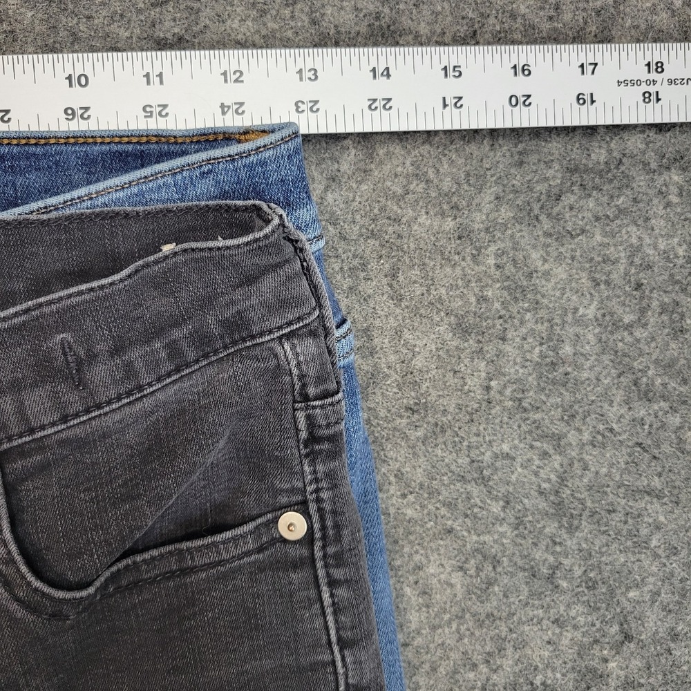Madewell Jeans Womens 26 Gray High Rise Skinny Distressed Hem Minimalist LOT - Picture 10 of 15